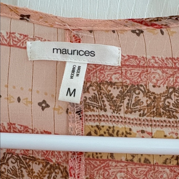 Maurice’s Kimono. size medium peach color - Picture 2 of 5